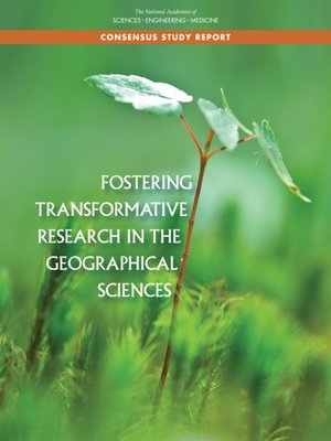 cover image of Fostering Transformative Research in the Geographical Sciences